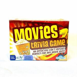 Outset Media Movies Trivia Game New Sealed Travel Card Game 220 Cards 2+ Players